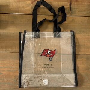 Tampa Bay Buccaneers Publix Clear Tote Bag